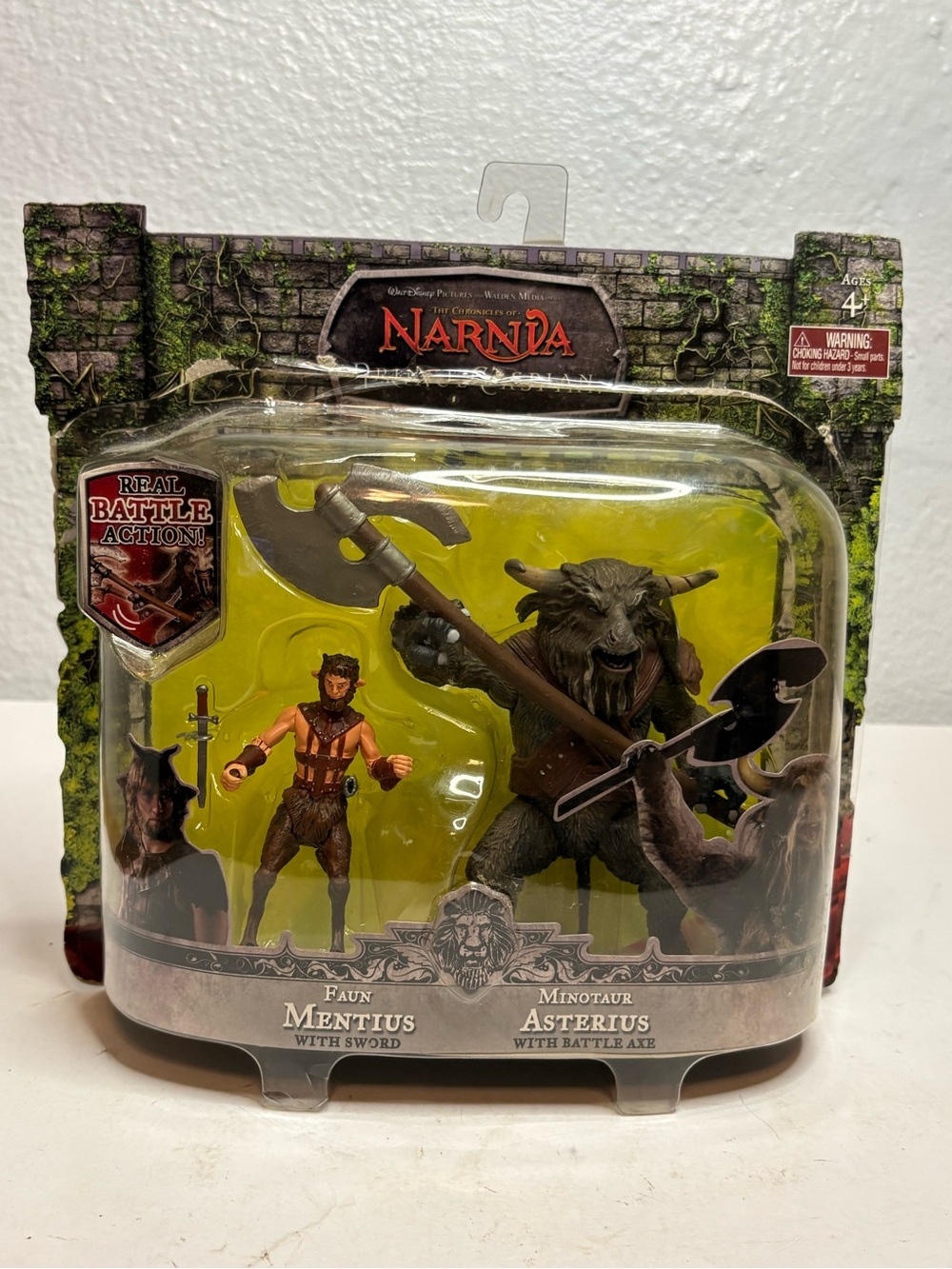 Faun Mentius & Minotaur Asterius Action Figure Set - Brown